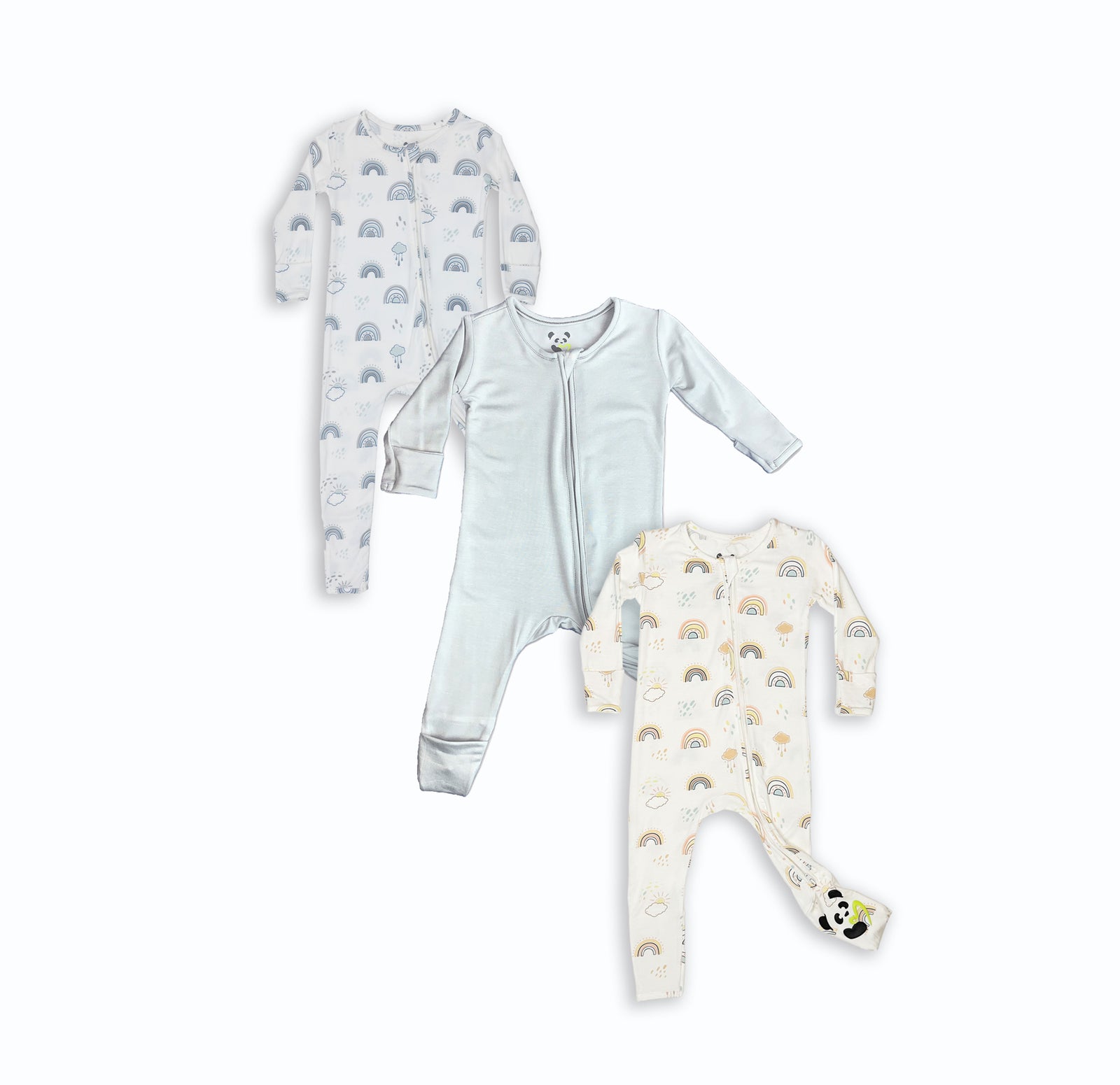 Rainbow Dreams Bundle - Bamboo Convertible Footies