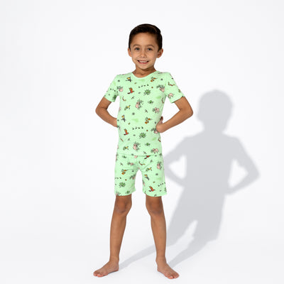 Rainforest Bamboo Kids Pajama Short Set