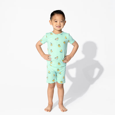 Rubber Ducky Bamboo Kids Pajama Short Set