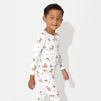 Santa's Workshop Bamboo Kids Pajamas