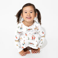 Santa's Workshop Bamboo Girls' Long Sleeve Dress