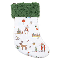 Santa's Workshop Bamboo Sherpa Christmas Stocking