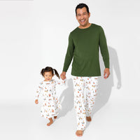 Santa's Workshop Bamboo Men's Pajama Set