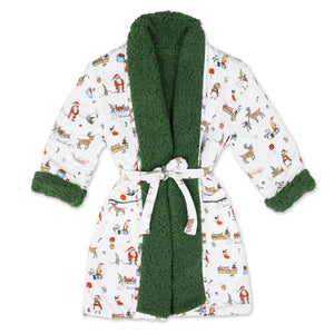 Santa's Workshop Kids' Bamboo Sherpa Robe