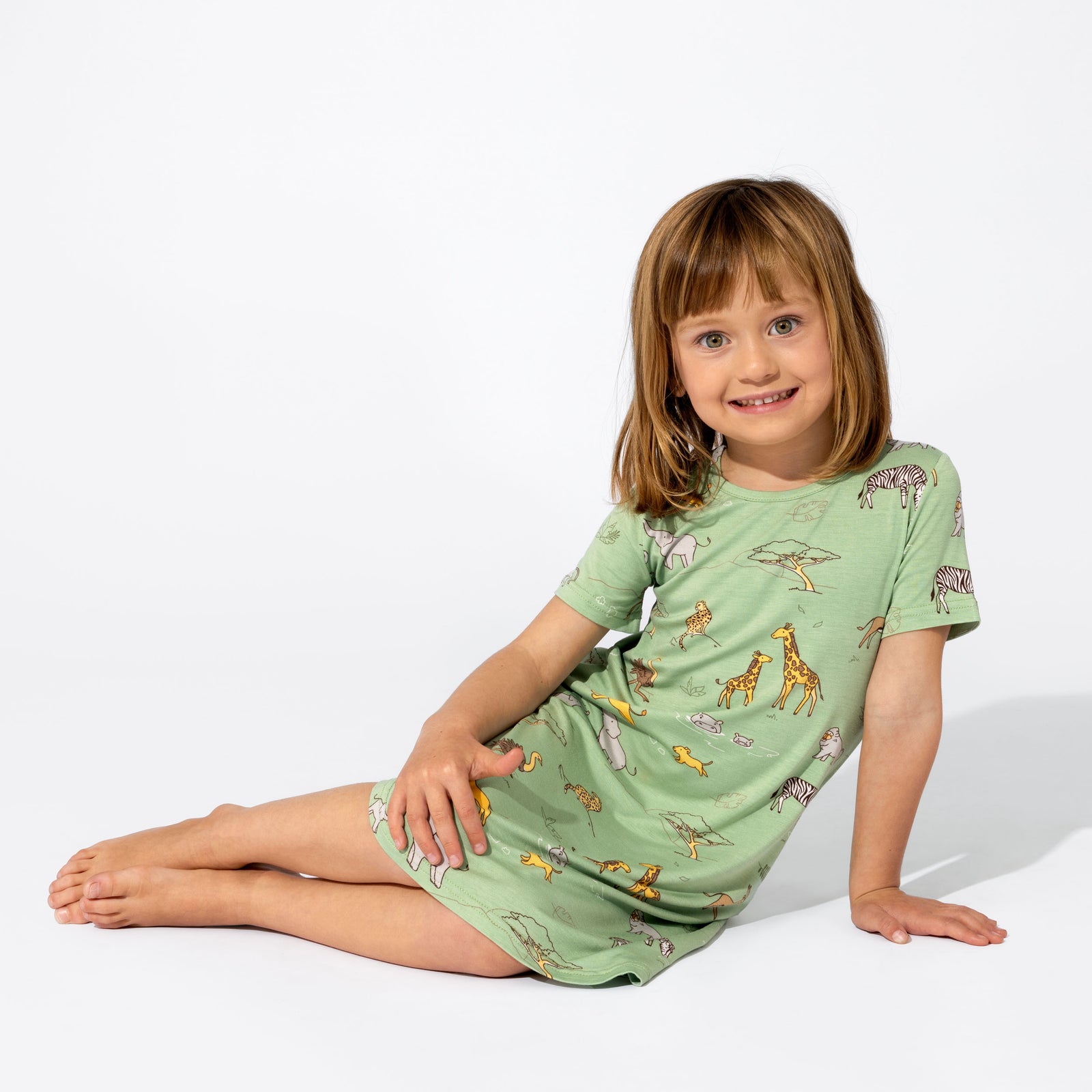 Savannah Bamboo Girls' Short Sleeve Dress