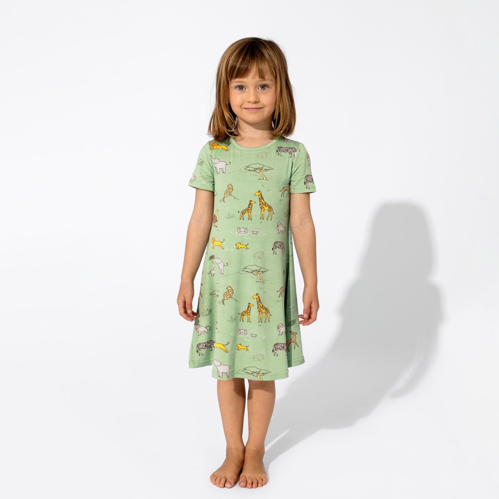 Savannah Bamboo Girls' Short Sleeve Dress