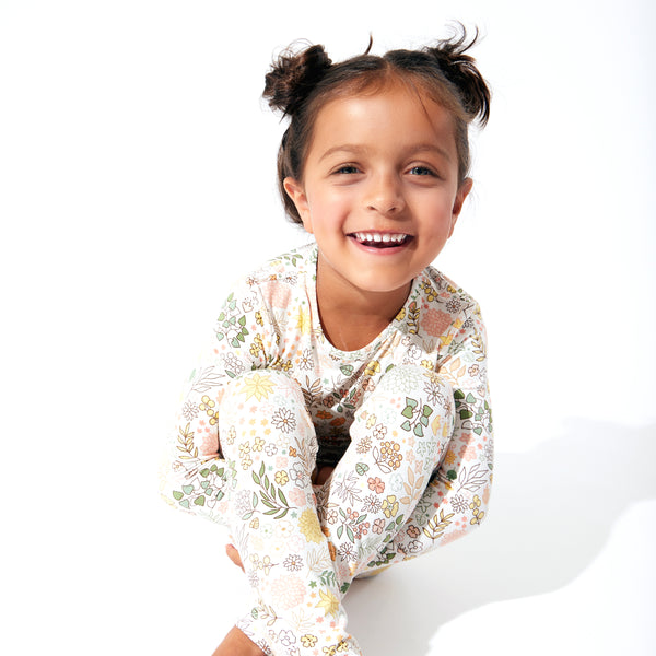 Flower Bliss Bundle - Bamboo Kids Pajamas