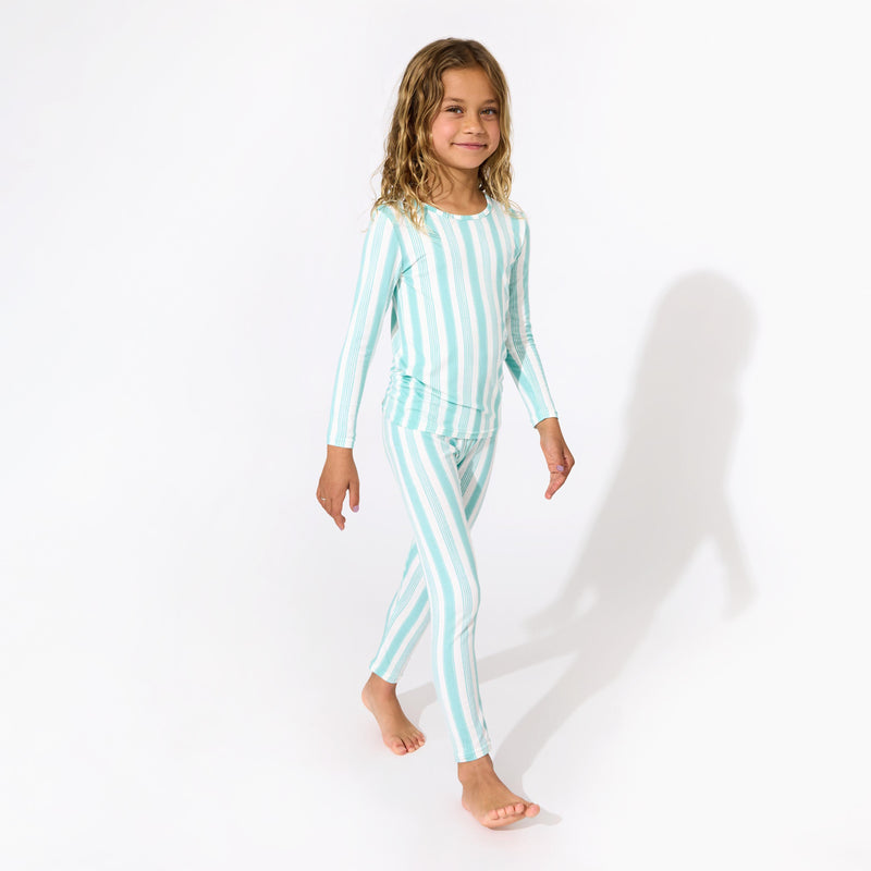 Slumber Stripes Bamboo Kids Pajamas