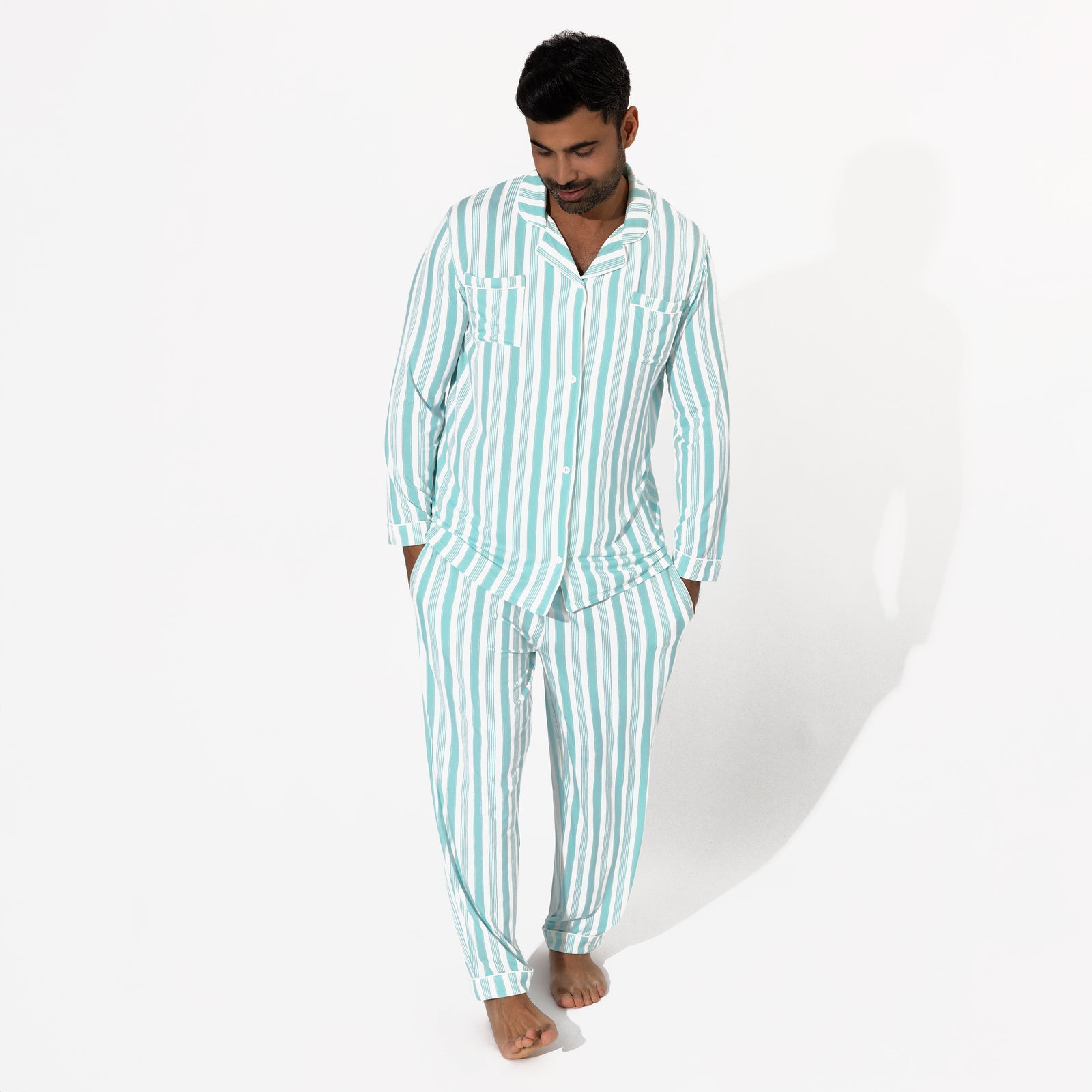 Slumber Stripes Bamboo Men's Pajama Set