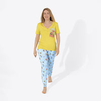 SpongeBob SquarePants: Good Vibes Bamboo Women's Pajama Set
