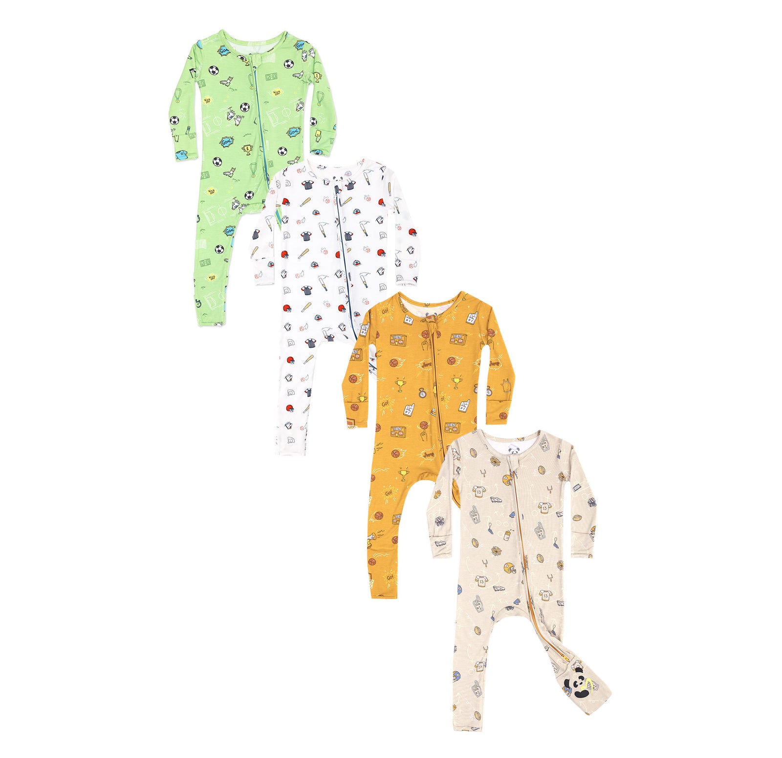 Sports Bundle - Bamboo Convertible Footies