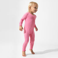 Bubblegum Pink Bamboo Convertible Footie