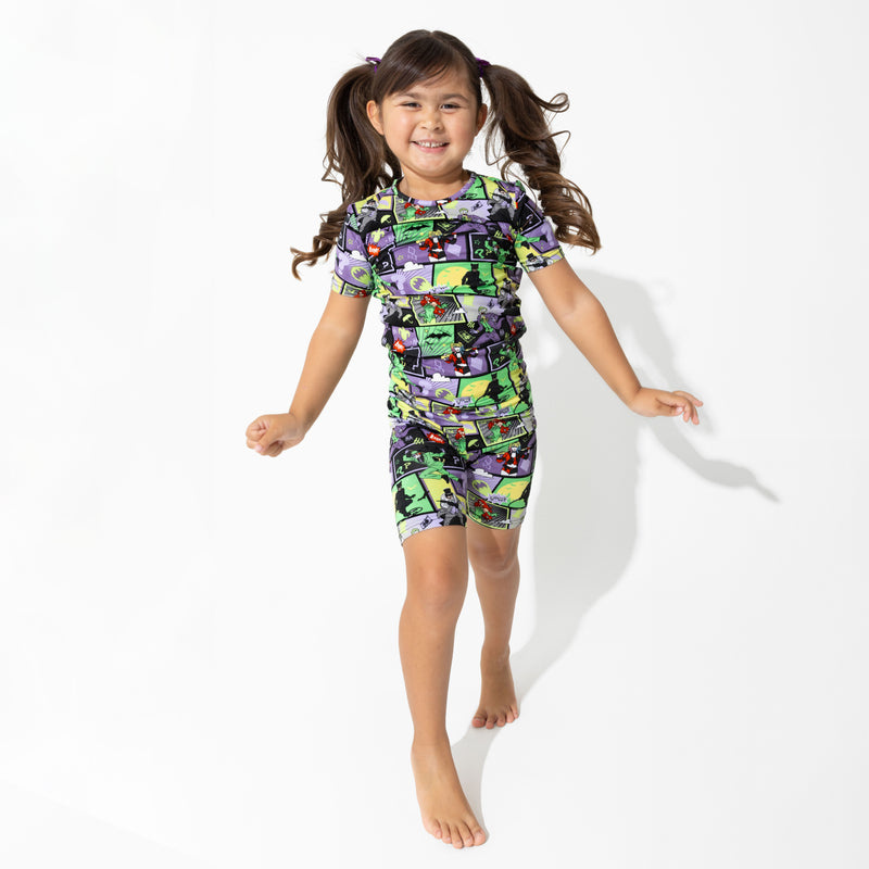 Batman Baddies Bamboo Kids Pajama Short Set