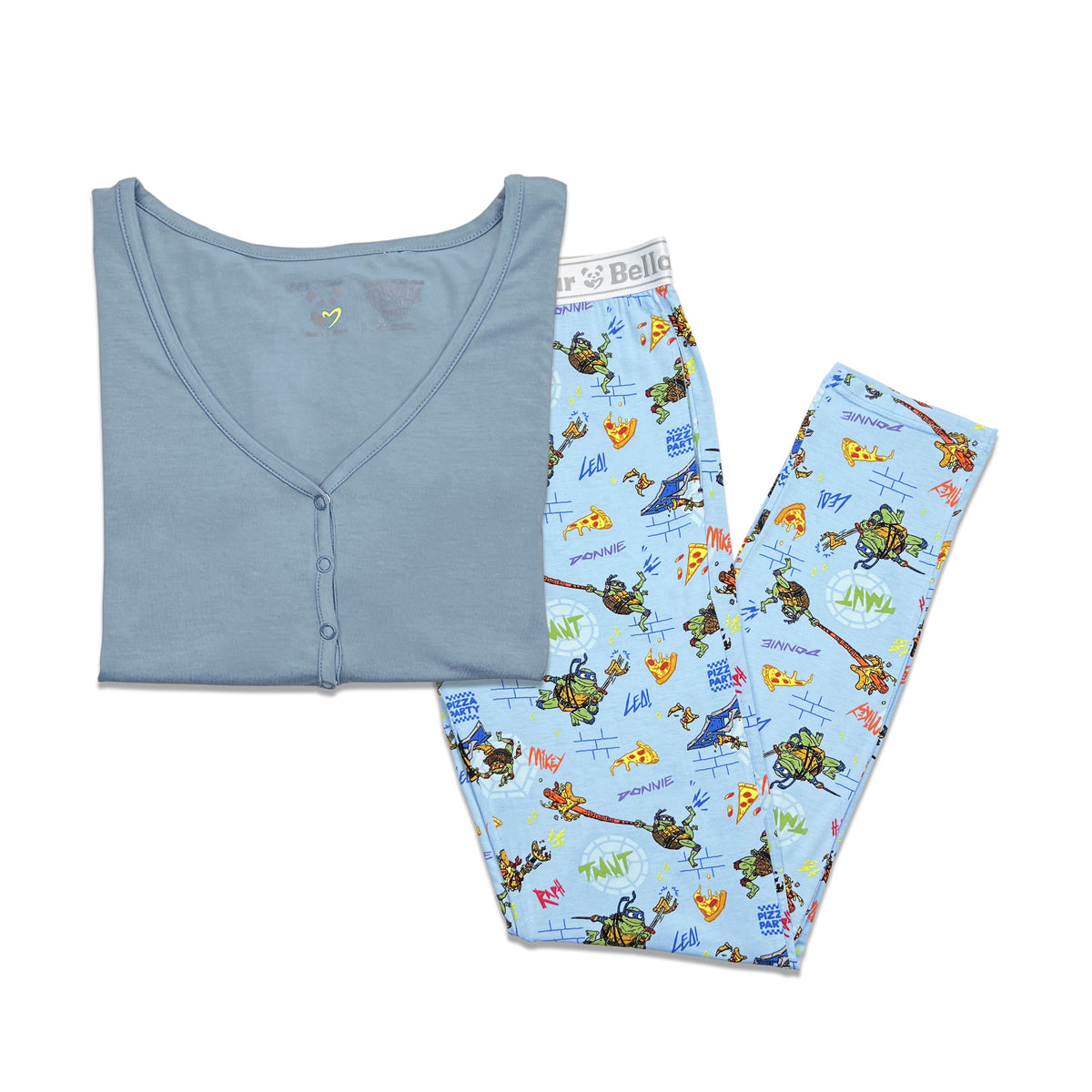Turtle Pj Shell Shell-ter in Style: TMNT Mutant Mayhem Movie Bamboo Women's Pajamas ...