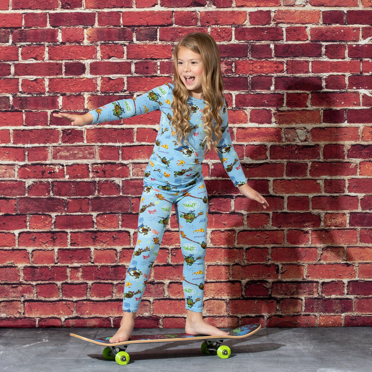 Turtle Pj Shell Shell-ebrate Sleep: TMNT Mutant Mayhem Movie Bamboo Kids Pajamas ...