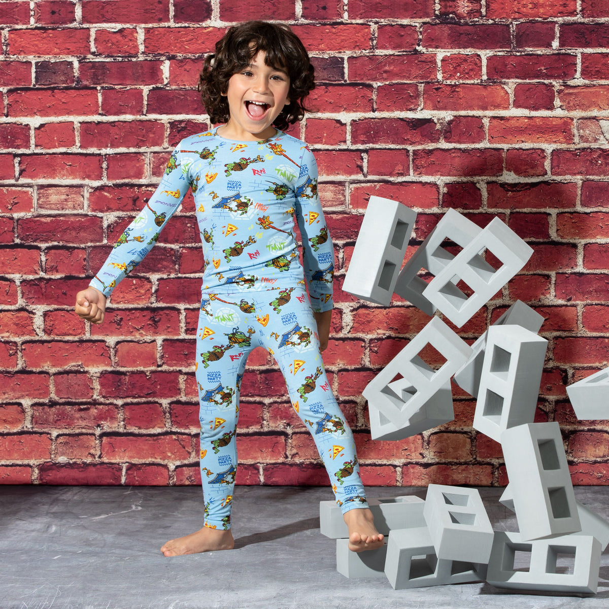Turtle Pj Shell Shell-ebrate Sleep: TMNT Mutant Mayhem Movie Bamboo Kids Pajamas ...