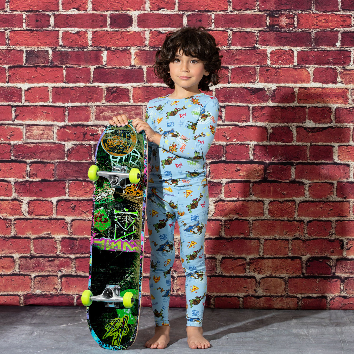 Turtle Pj Shell Shell-ebrate Sleep: TMNT Mutant Mayhem Movie Bamboo Kids Pajamas ...