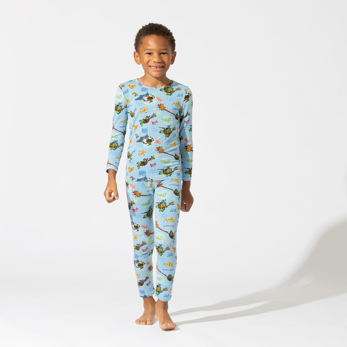 Turtle Pj Shell Shell-ebrate Sleep: TMNT Mutant Mayhem Movie Bamboo Kids Pajamas ...