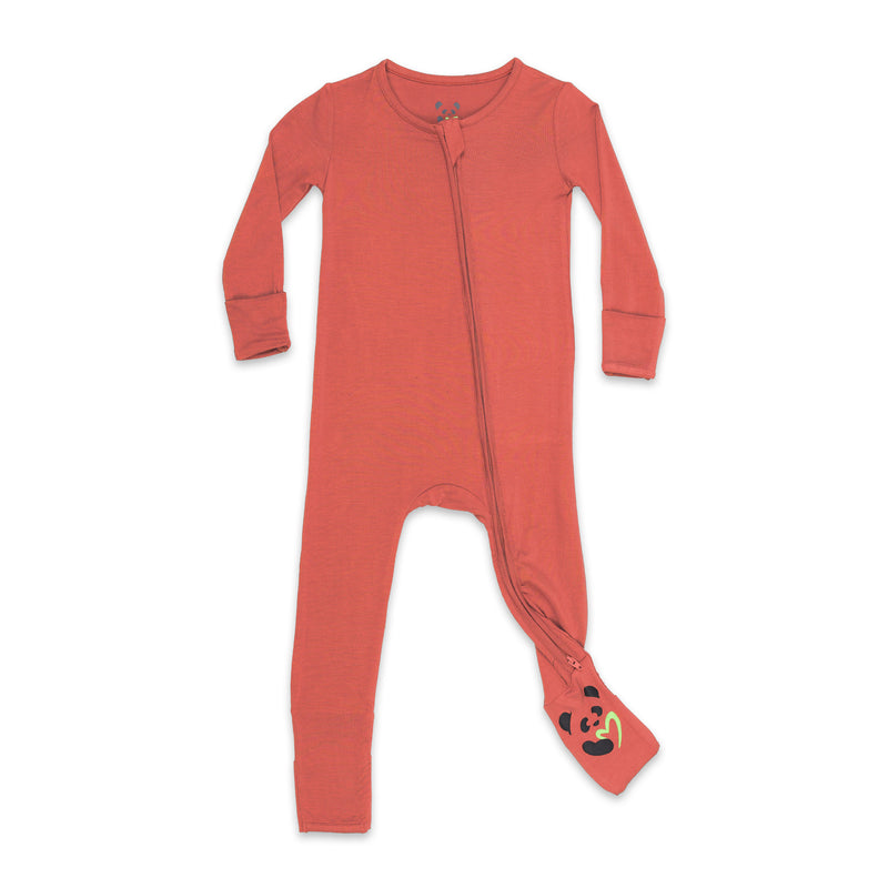 Terracotta Bamboo Convertible Footie