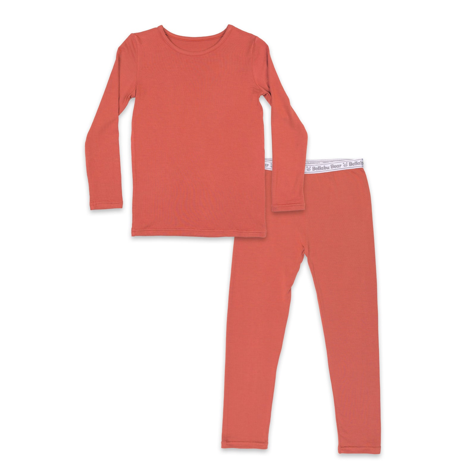 Terracotta Bamboo Kids Pajamas