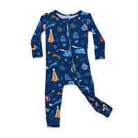 The Polar Express Bamboo Convertible Footie