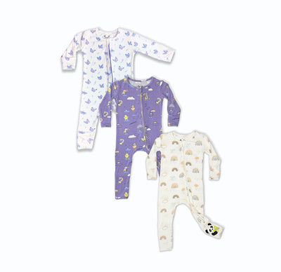 The Spring Bundle - Bamboo Convertible Footie
