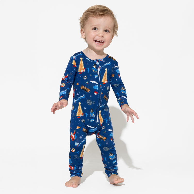 The Polar Express Bamboo Convertible Footie