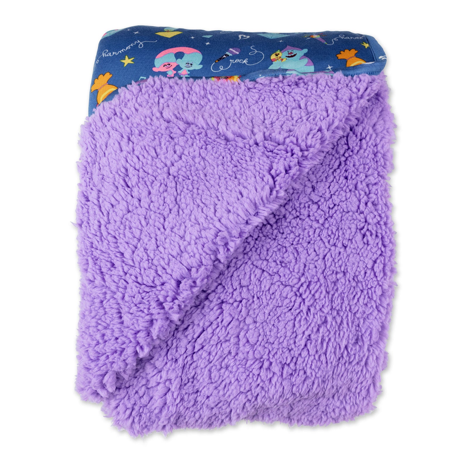 Trolls Music Bamboo Sherpa Blanket