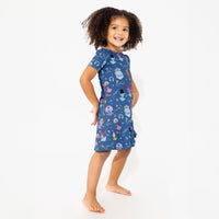 Trolls Music Bamboo Girls' Short Sleeve Dress