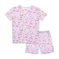 Enchanted Unicorn Bamboo Kids Pajama Short Set