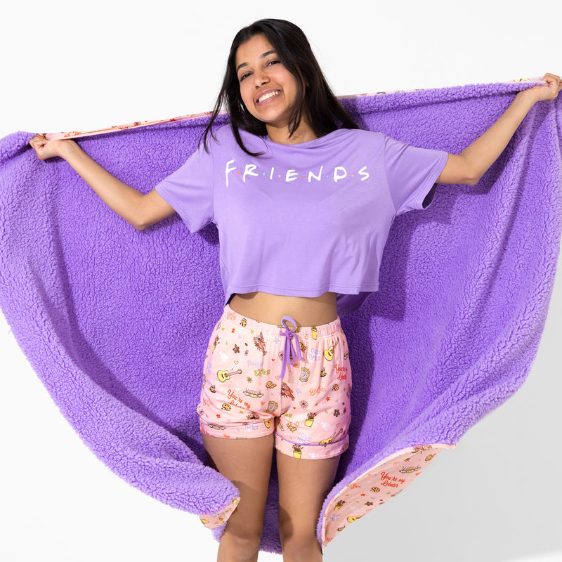 FRIENDS: You're My Lobster Bamboo Sherpa Blanket