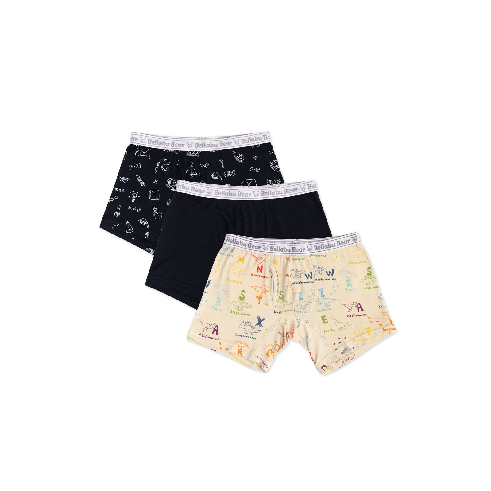 Smarty Pants Bamboo Boys' Boxer Brief Underwear 3-Pack