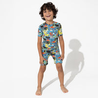 Justice League Heroes Bamboo Kids Pajama Short Set