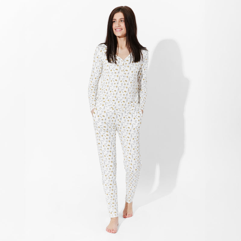 Milk & Cookies Bamboo Women's Pajama Set