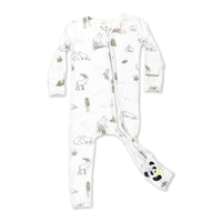 Winter Forest Animals Bamboo Convertible Footie