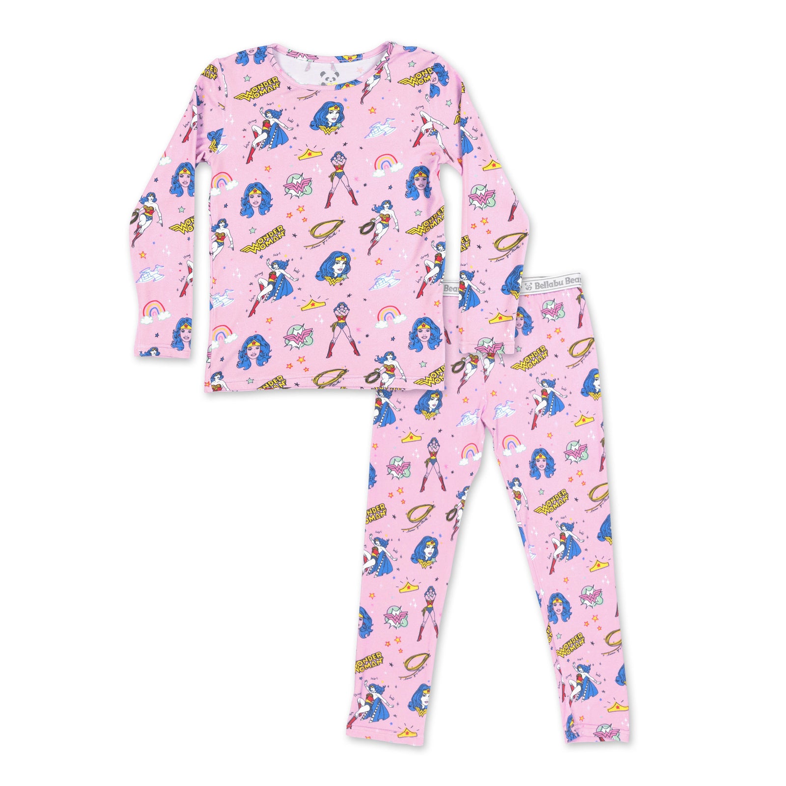 Wonder Woman Bamboo Kids Pajamas