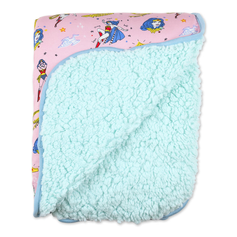 Wonder Woman Bamboo Sherpa Blanket