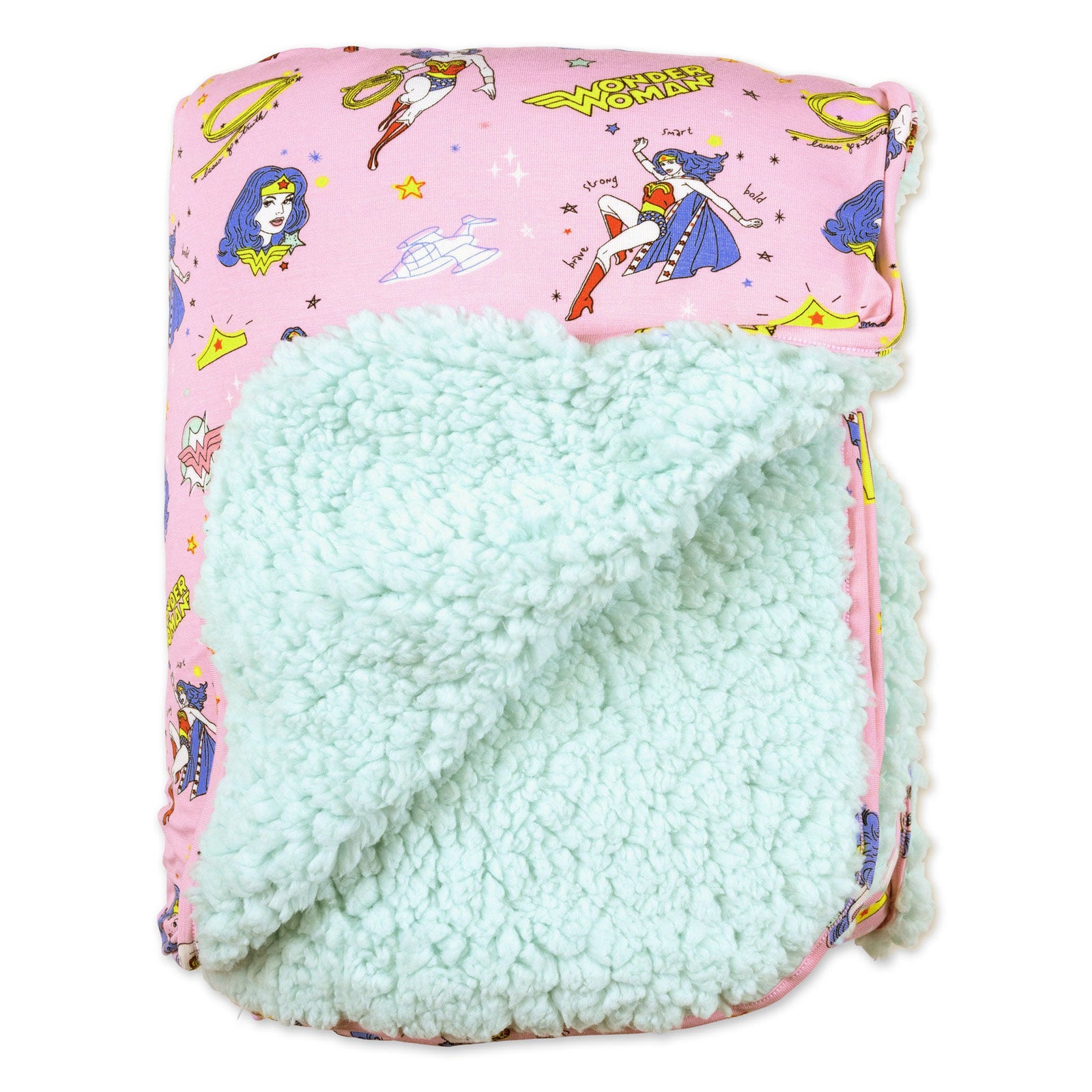 Wonder Woman Bamboo Sherpa Blanket