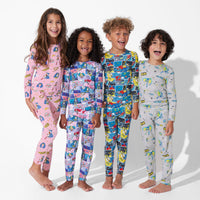 Justice League Heroines Bamboo Kids Pajamas