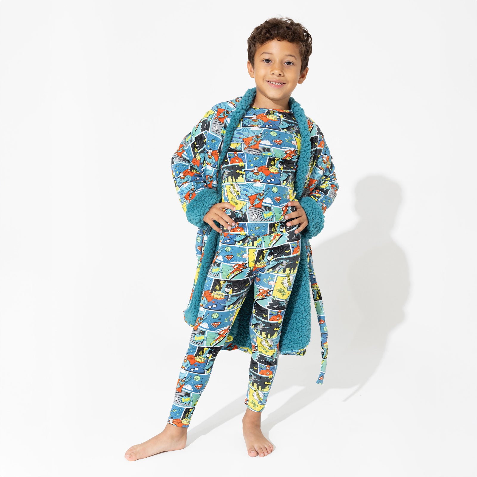 Justice League Heroes Bamboo Kids Pajamas