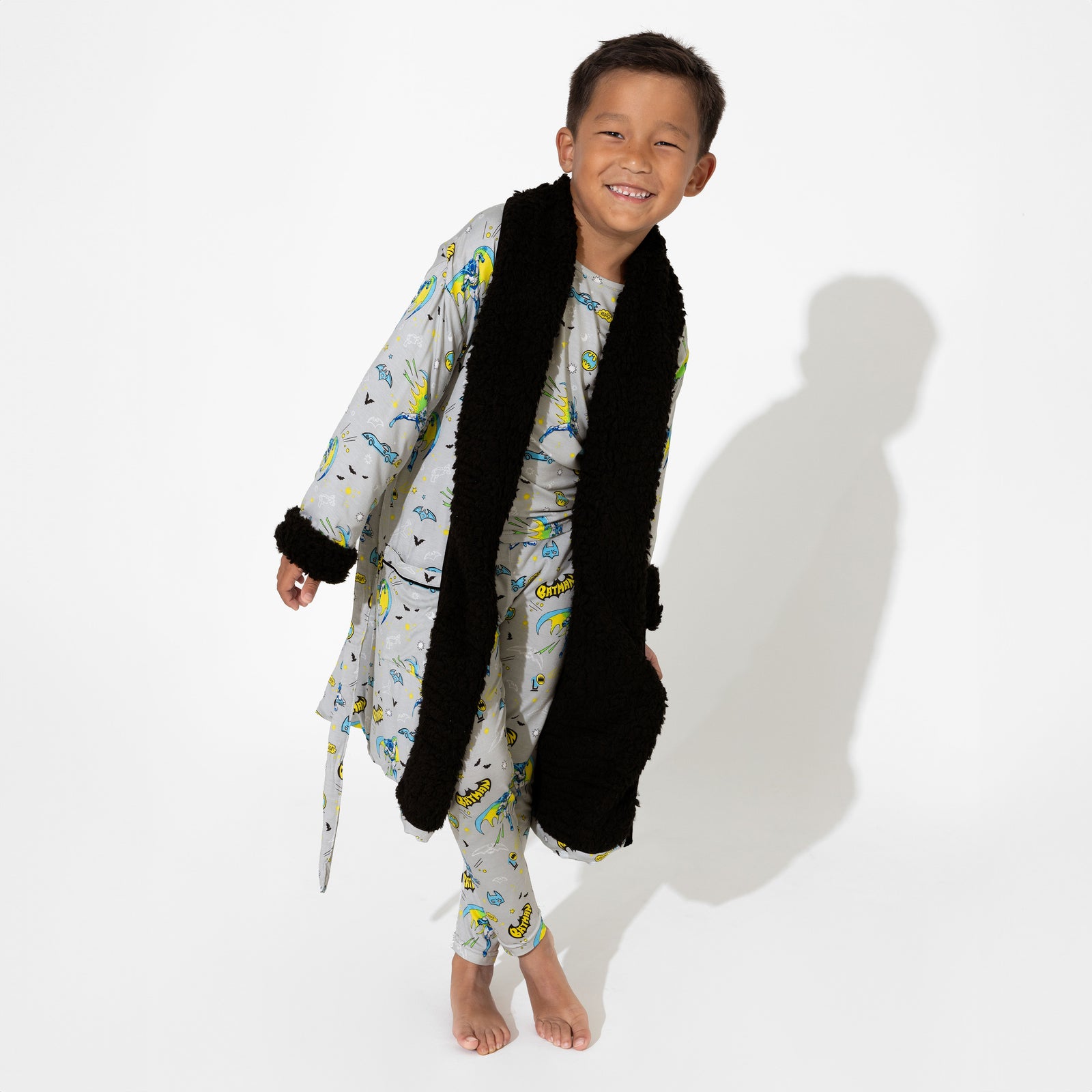 Batman Bamboo Kids Sherpa Robe