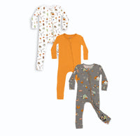 Spooky Halloween Bundle - Bamboo Convertible Footies