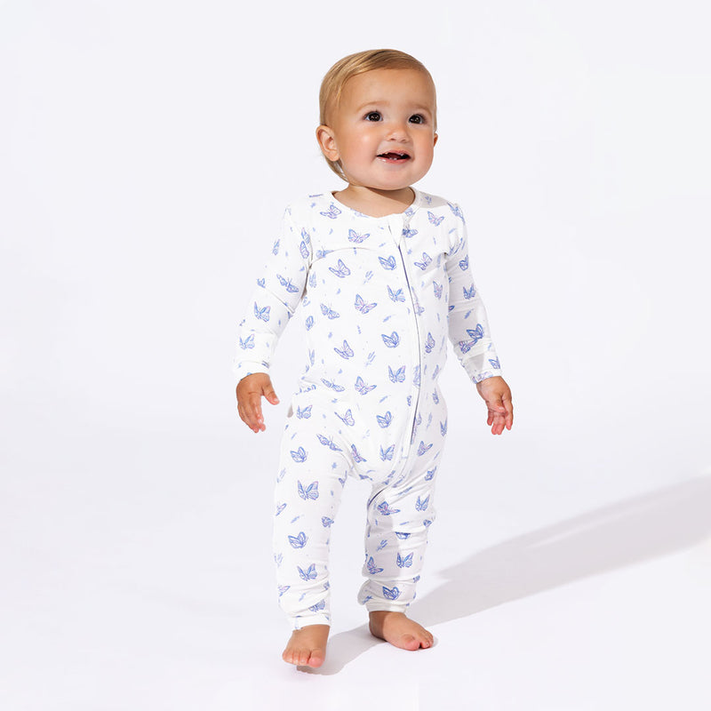Butterfly Bamboo Convertible Footie