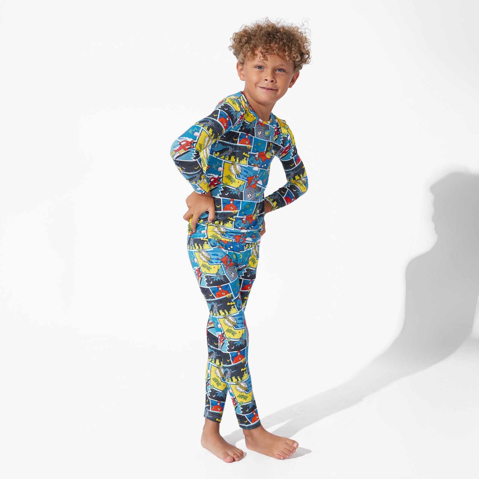 Justice League Heroes Bamboo Kids Pajamas