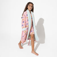 Wonder Woman Bamboo Kids Sherpa Robe