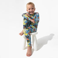 Justice League Heroes Bamboo Kids Pajamas