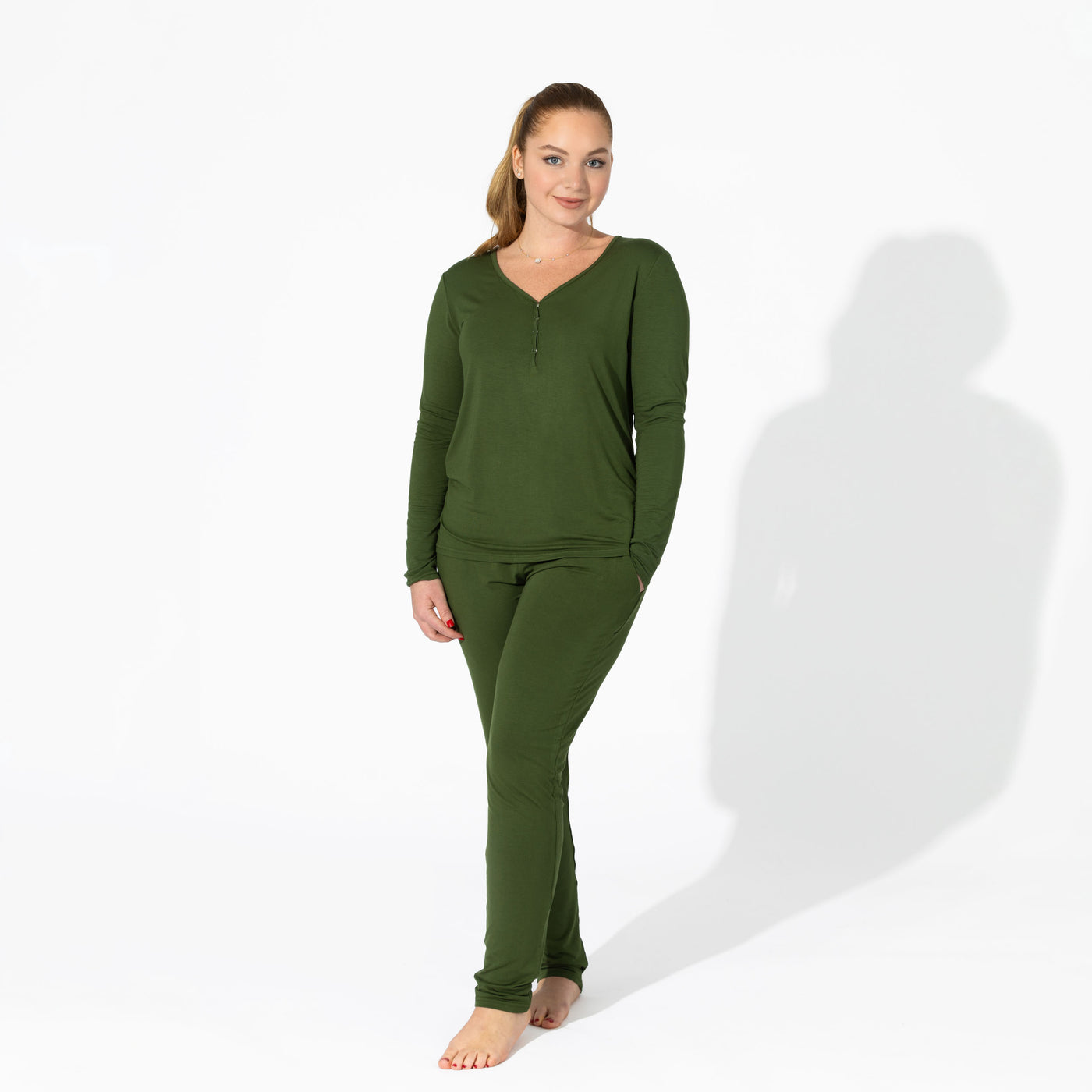 Evergreen Bamboo Women's Pajama Set