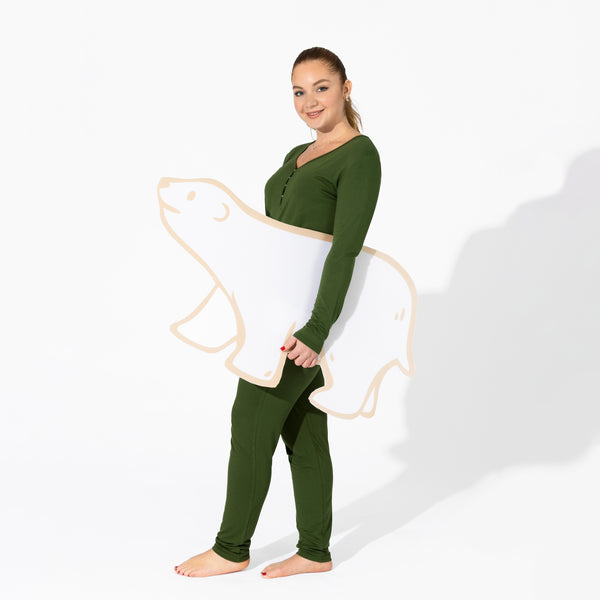 Evergreen Bamboo Women's Pajama Set