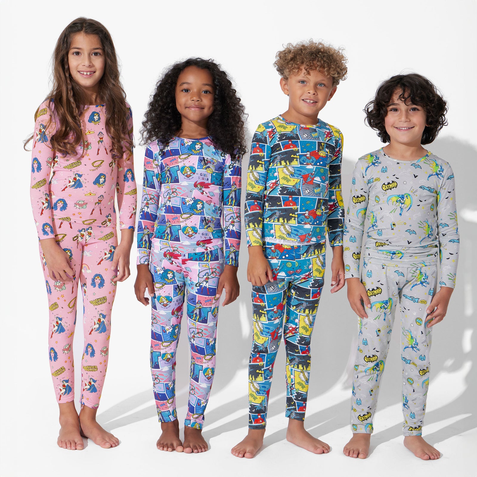 Justice League Heroes Bamboo Kids Pajamas