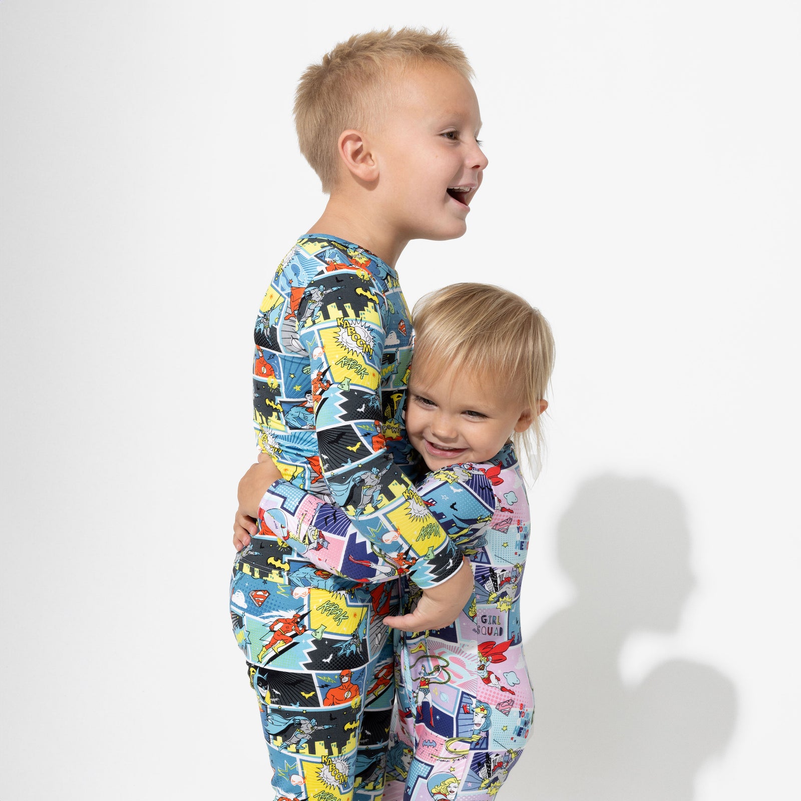 Justice League Heroes Bamboo Kids Pajamas